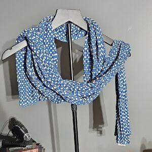 NWT American Eagle Blue Polka Dot Scarf
